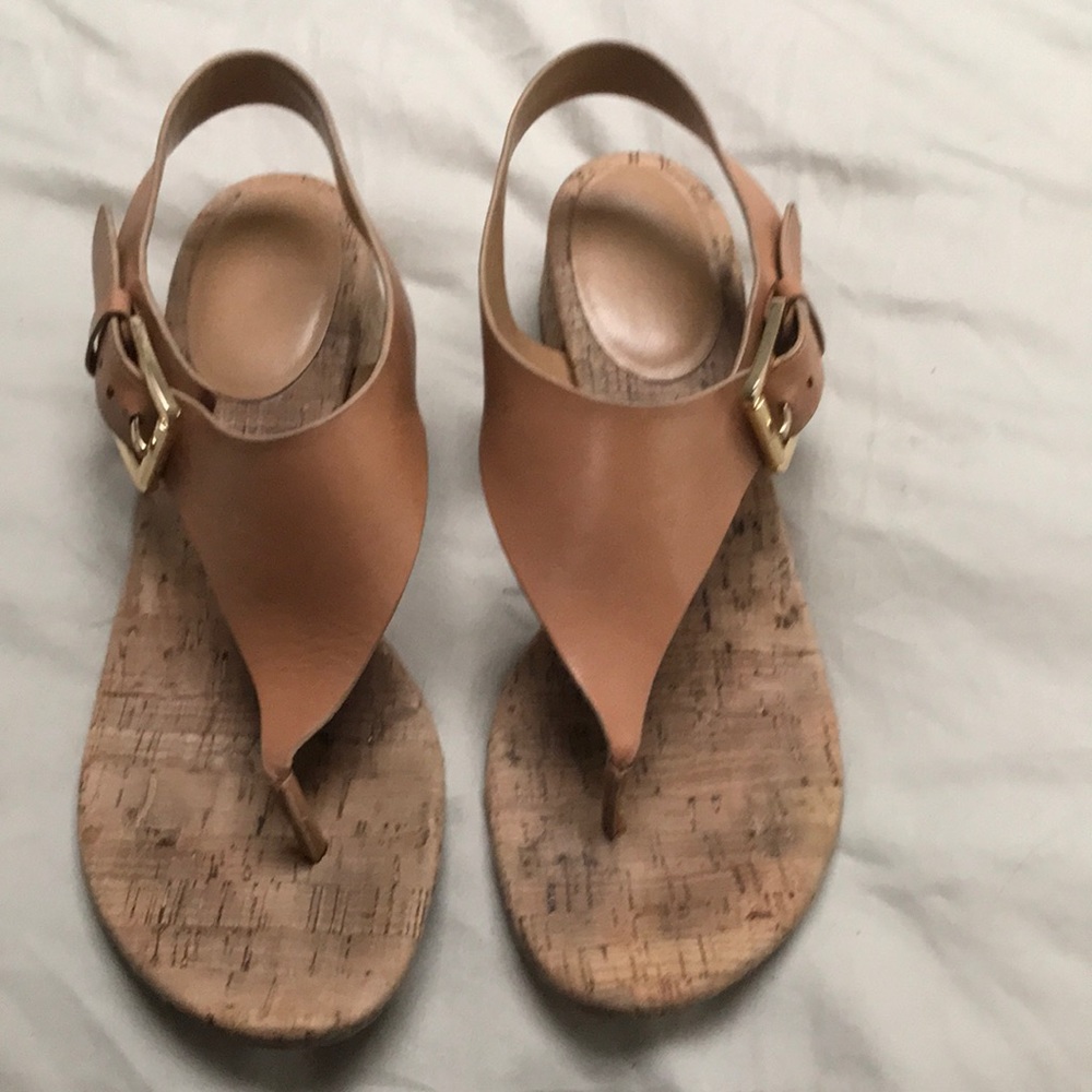 Michael Kors cork sandals sz 9.5